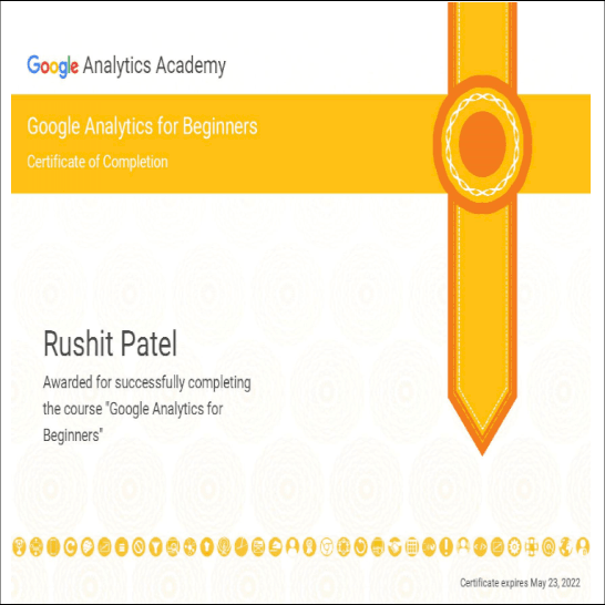 Google Analytics Beginners Certification