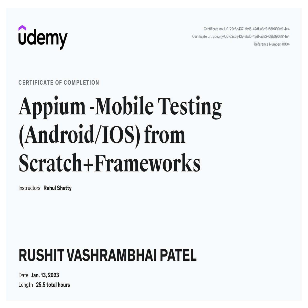 Appium Mobile Testing