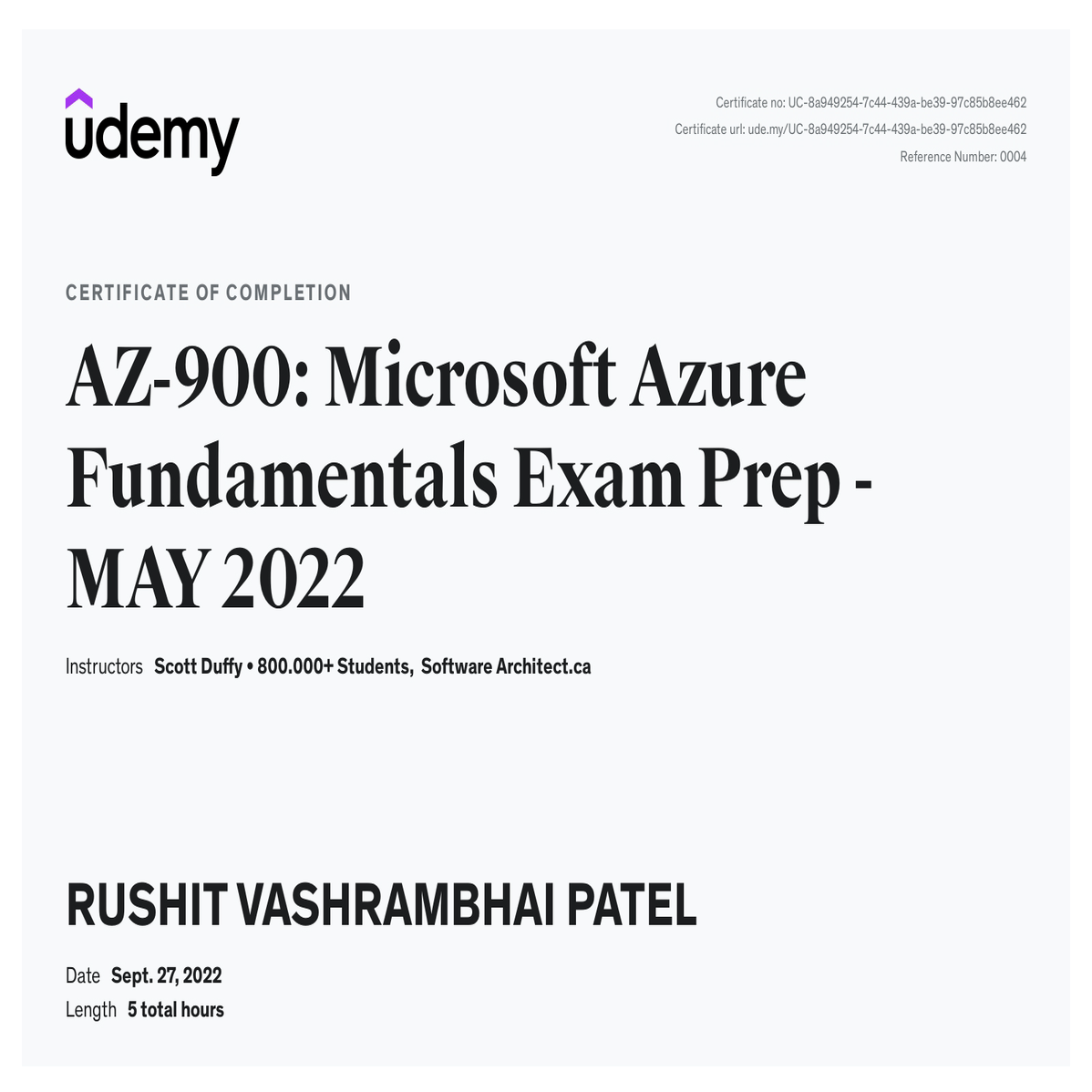 AZ-900 Microsoft Azure Fundamentals Exam Prep