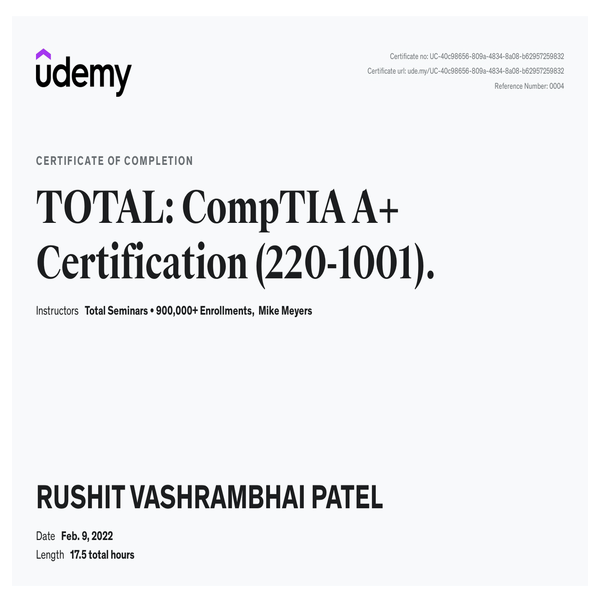 CompTIA A Plus
