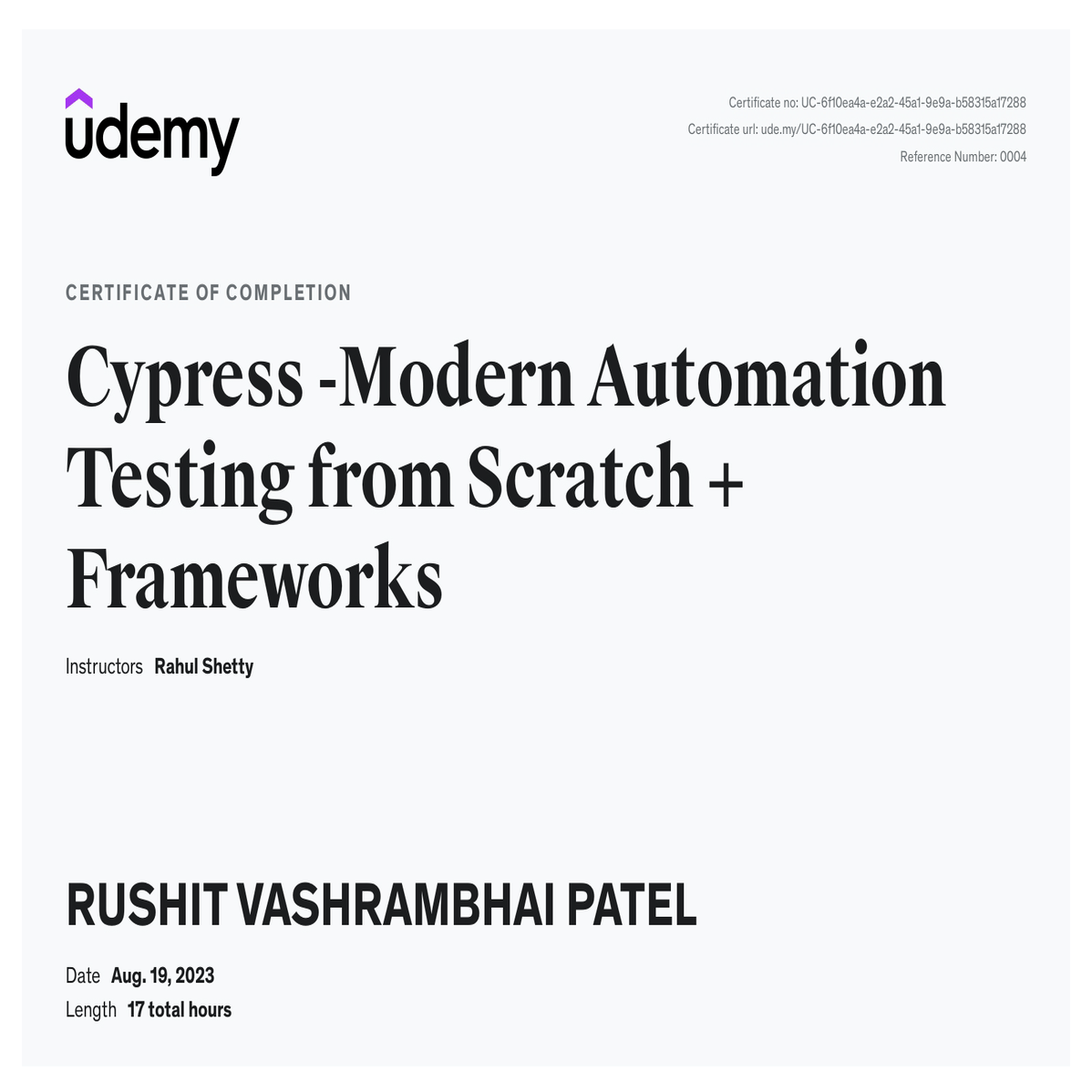 Cypress Automation Testing
