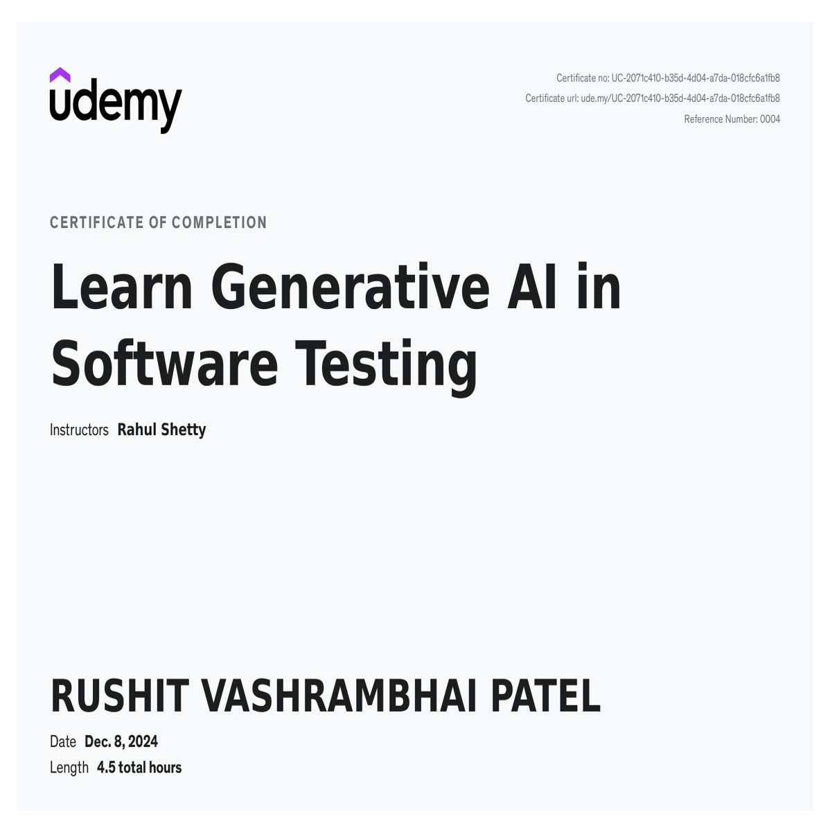 Learn Generative AI in Software Testing