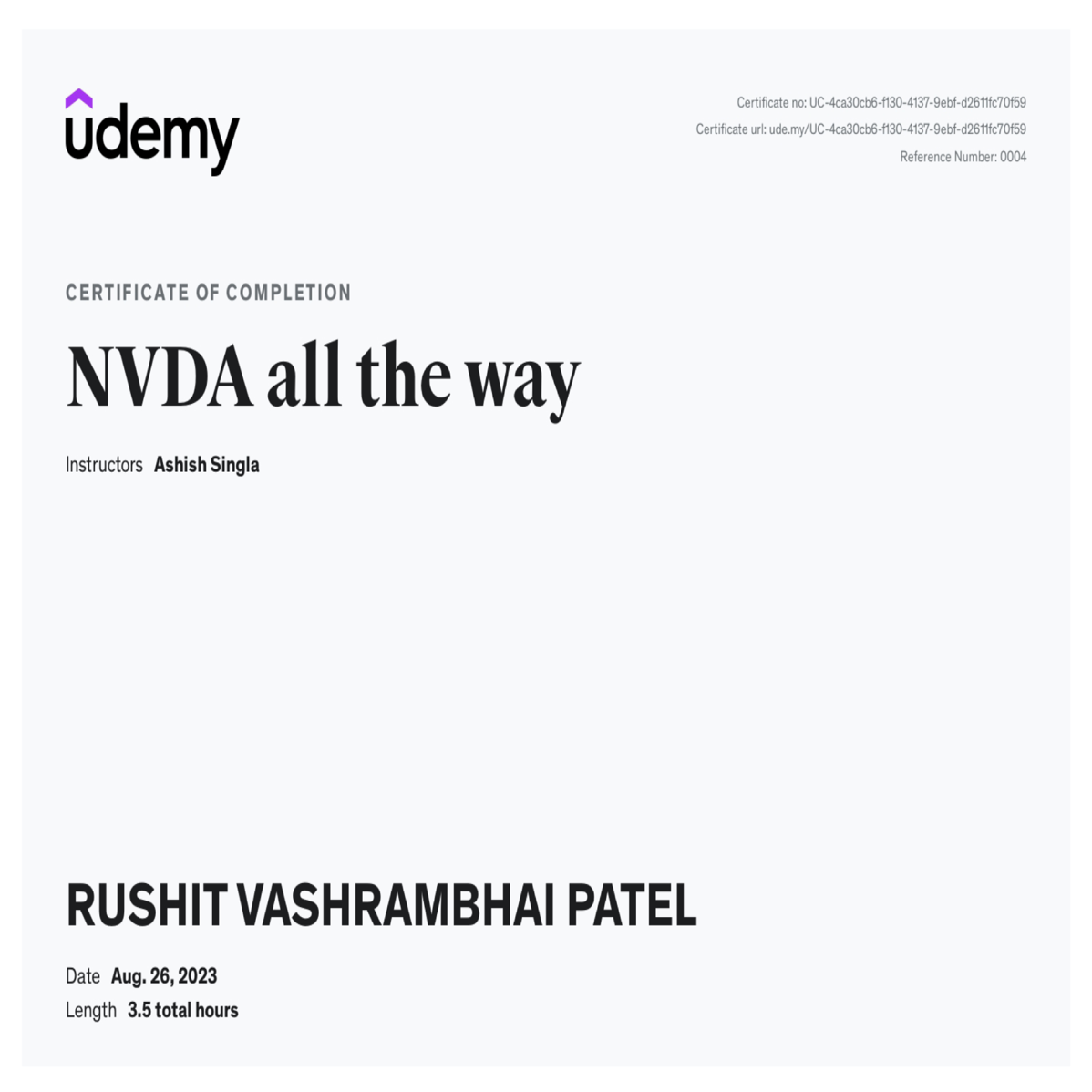 NVDA Accessibility Testing