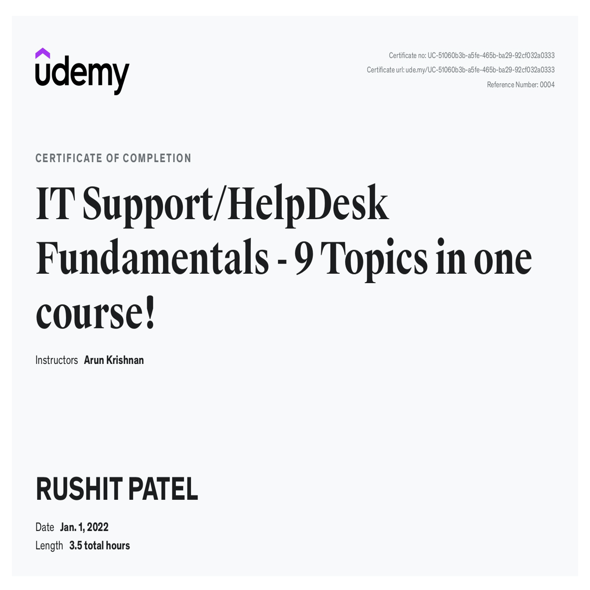 IT Support Help Desk Fundamentals