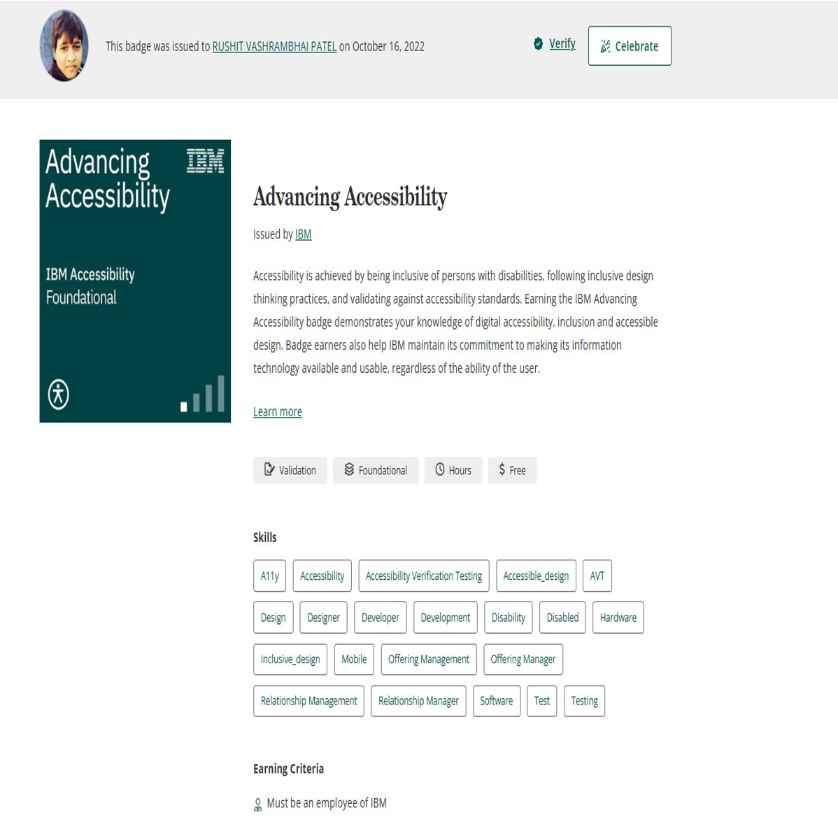Advancing Accessibility