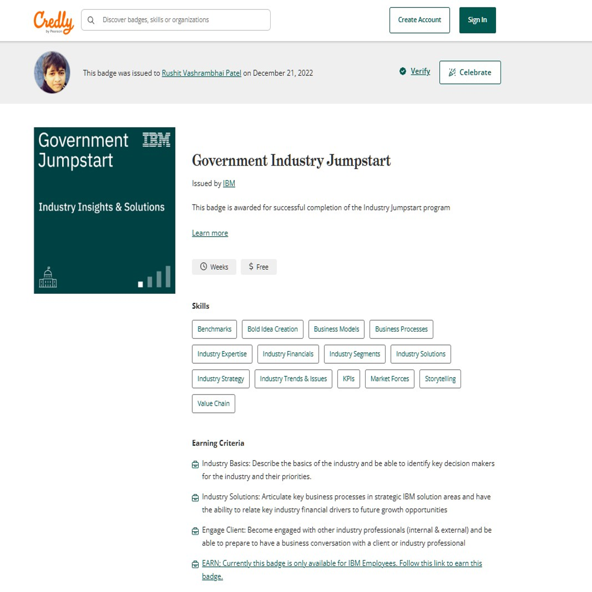 Government Industry Jumpstart