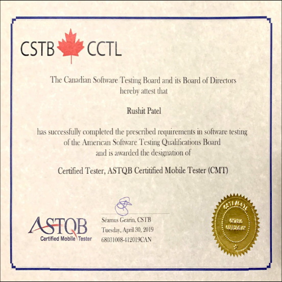 ASTQB Mobile Testing Certification